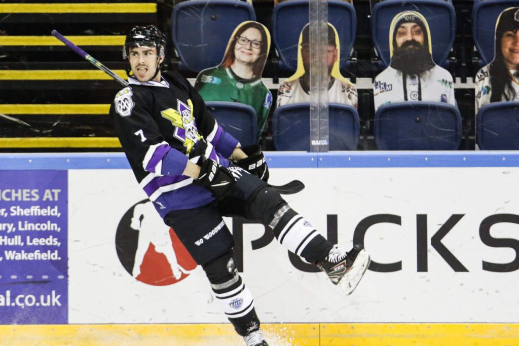 Maxime Fortier scores hat trick for Manchester Storm