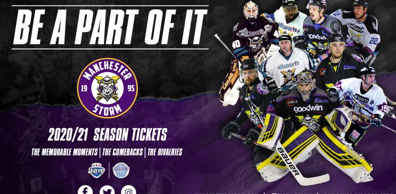 Your Goodwin Group sponsored Manchester Storm announce the launch of the 2020/21 Season Tickets!